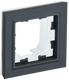 Рамка одинарная IP44 BRITE IEK графит, Рамки и аксессуары