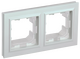 Рамка двойная IP44 BRITE IEK жемчуг, Рамки и аксессуары
