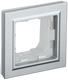 Рамка одинарная IP44 BRITE IEK алюминий, Рамки и аксессуары