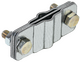 Зажим соединительный параллельный полоса/пруток-полоса/пруток оцинкованная сталь IEK, Заземление