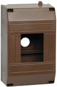 KREPTA 3 Корпус пластиковый КМПн 1/4 IP20 дуб IEK, Боксы КМПн