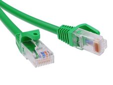 Патч-корд неэкранированный CAT5E U/UTP 4х2, LSZH, зелёный, 0.5м DKC, коммутационный шнур