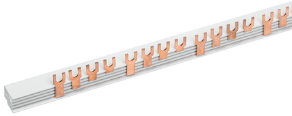 Шина соединительная типа FORK (вилка) 4Р 63А (дл.1 м) IEK, Шины соединительные