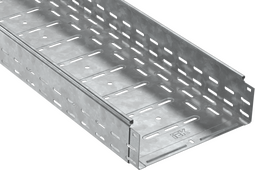 Лоток ПЕРФОРИРОВАННЫЙ 100х400х3000 IEK, Лоток перфорированный