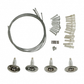 Комплект подвесов LP-КПТ на тросах для панели светодиодной IN HOME, Светодиодные панели