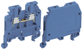 Зажим наборный IEK ЗНИ-2,5мм2 (JXB24А) синий, Соединительные изолирующие зажимы