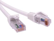 Патч-корд неэкранированный CAT5E U/UTP 4х2, LSZH, белый, 0.5м DKC, коммутационный шнур