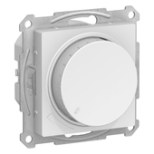 Диммер поворотно-нажимной AtlasDesign SE 630Вт белый, Диммеры