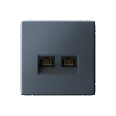 ARTGALLERY РОЗЕТКА двойная компьютерная RJ45+RJ45, кат.6А, механизм, ГРИФЕЛЬ, Компьютерные розетки