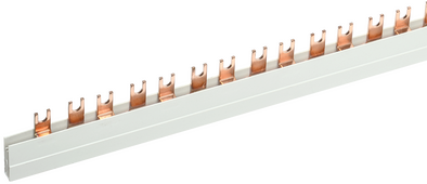 Шина соединительная типа FORK (вилка) 2Р 100А (дл.1 м) IEK, Шины соединительные
