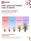 Светильник светодиодный СПБ-Т5 STD-ФИТО красно-синий спектр 10Вт 570мм IN HOME, Фитосветильники