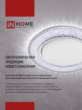 Светильник встраиваемый MR16R-standard RW металл под лампу GU5.3 белый IN HOME, Точечные светильники