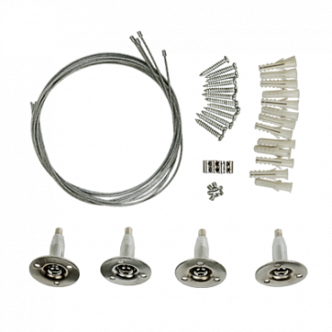 Комплект подвесов LP-КПТ на тросах для панели светодиодной IN HOME, Светодиодные панели