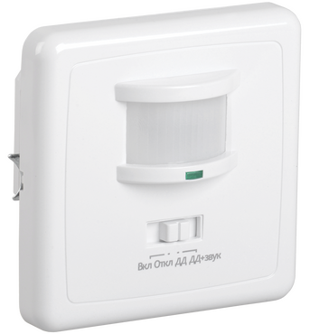 Датчик движения IEK ДД 035 500Вт 140 гр. 12м IP20 белый, Датчики