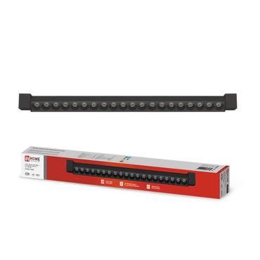 Светильник трековый линейный светодиодный поворотный LTR-02R-TL 4040B 40Вт 4000К 605мм 24 градуса черный серии TOP-LINE IN HOME, Светильники светодиодные трековые