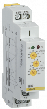 Реле повышенного напряжения ORV 1ф 24-48В AC/DC IEK, Реле напряжения и тока