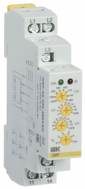 Реле фаз ORF 05 3ф 220-460В AC IEK, Реле контроля фаз