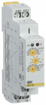 Реле контроля напряжения ORV 1 фаза 110-240В AC/DC IEK, Реле контроля фаз